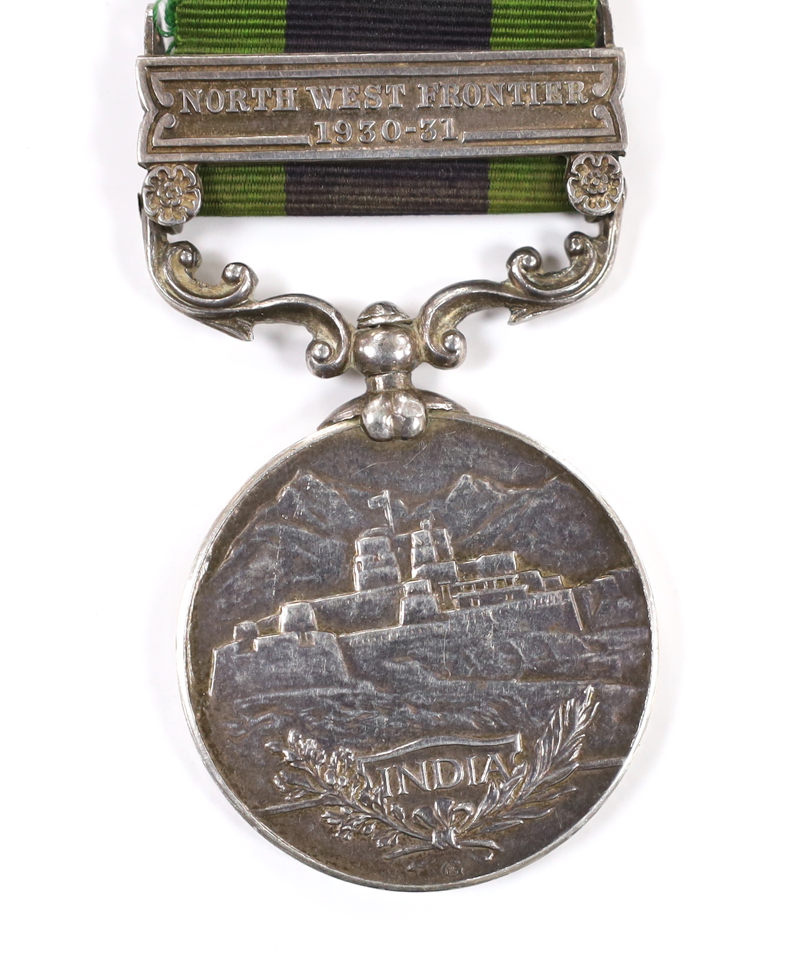 A George V India medal to L.A.C. S.W. Lipscomb R.A.F. with two bars for North West Frontier 1930-31 and Mohmand 1933